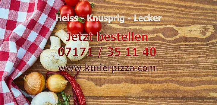 Pizza Kurier und -Heimservice